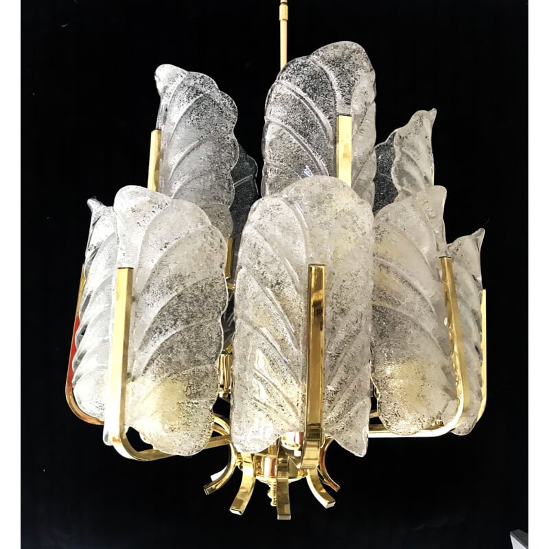 Lustre vintage Carl Fagerlund par orrefors