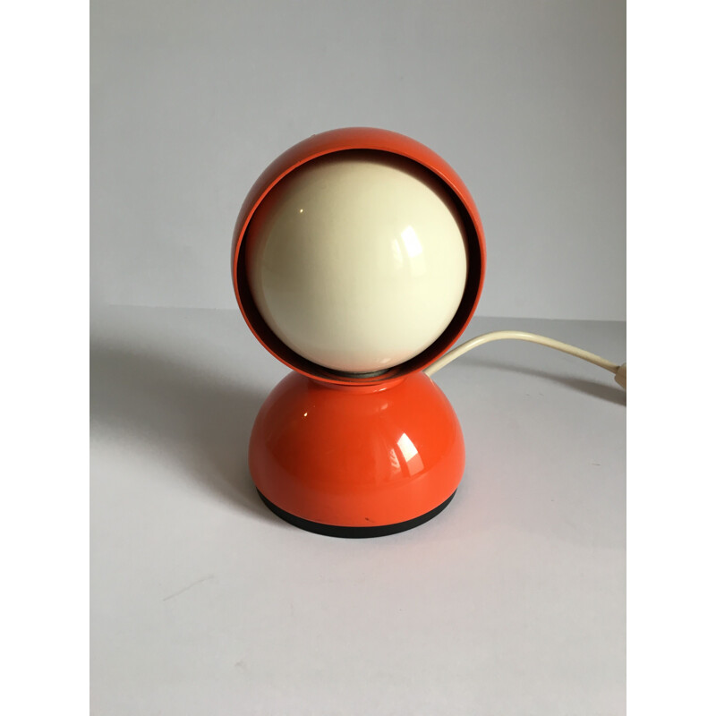 Vintage red Eclisse lamp by Vico Magistretti for Artemide