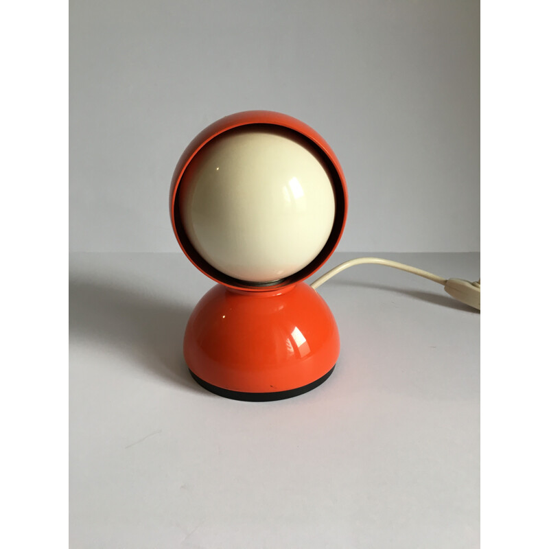 Vintage red Eclisse lamp by Vico Magistretti for Artemide