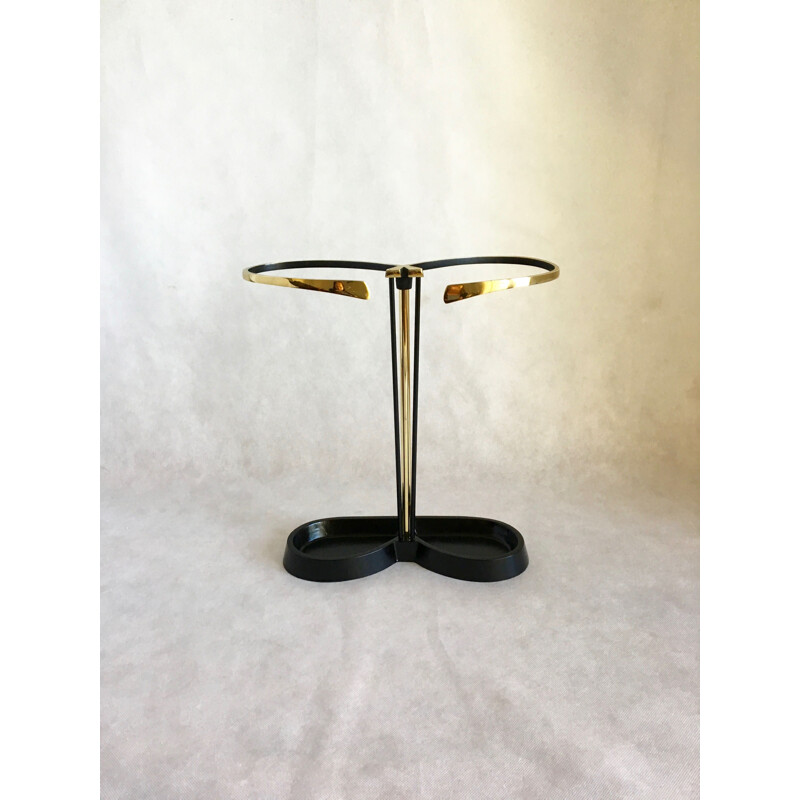 Vintage umbrella stand in brass