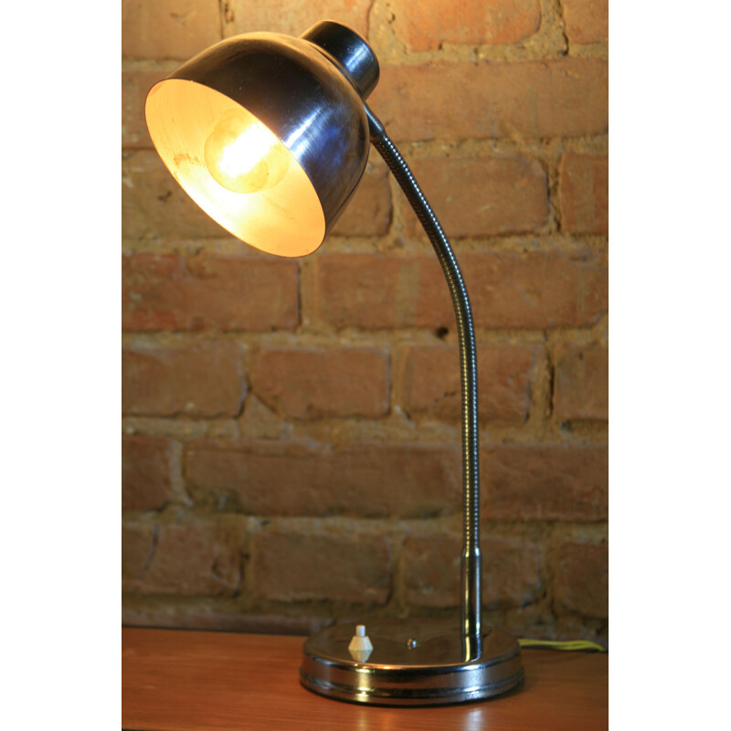 Polnische Vintage-Lampe aus Chrom