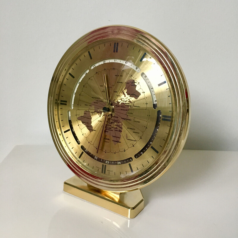 Vintage Kienzle World Timer Kundo clock 1970