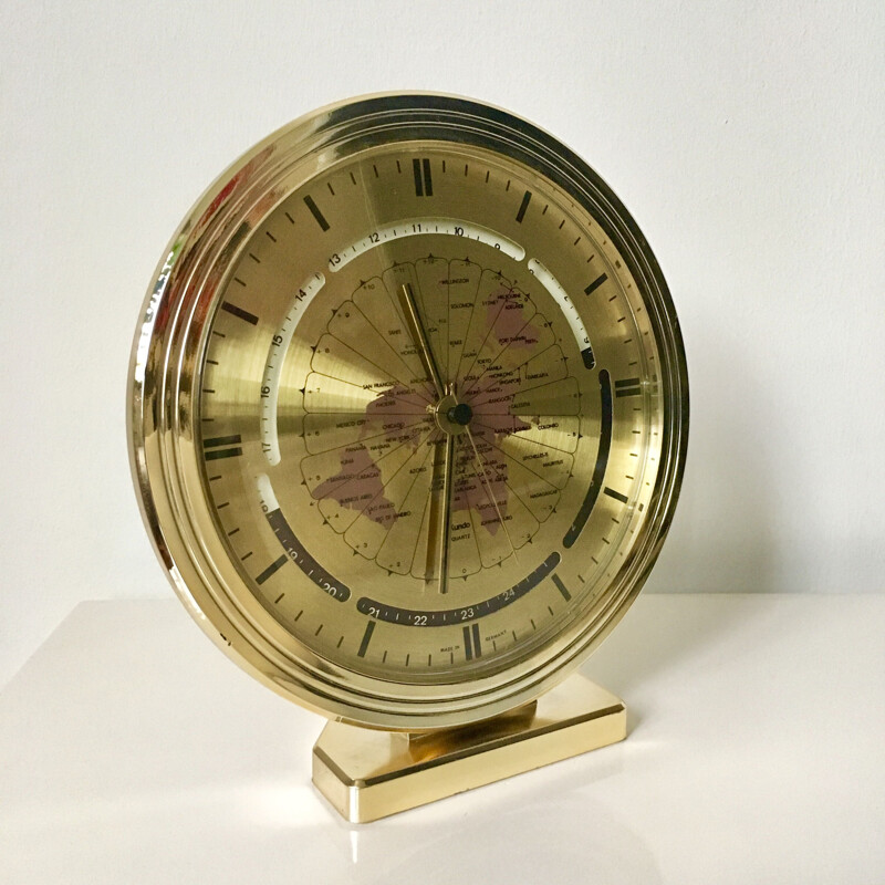 Vintage Kienzle World Timer Kundo clock 1970