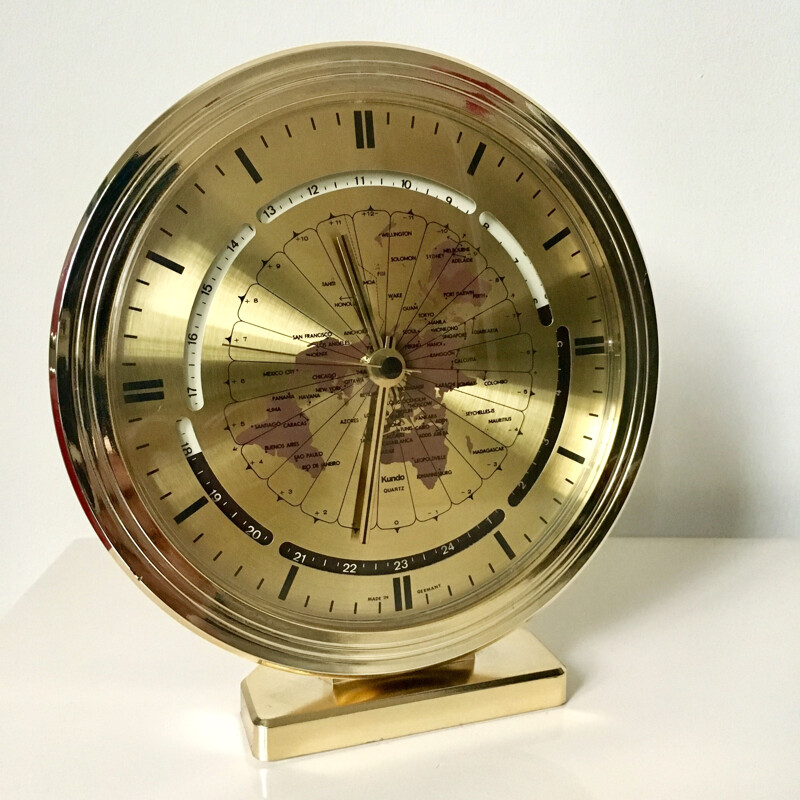 Vintage Kienzle World Timer Kundo clock 1970