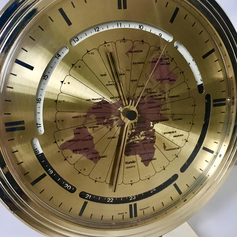 Vintage Kienzle World Timer Kundo clock 1970