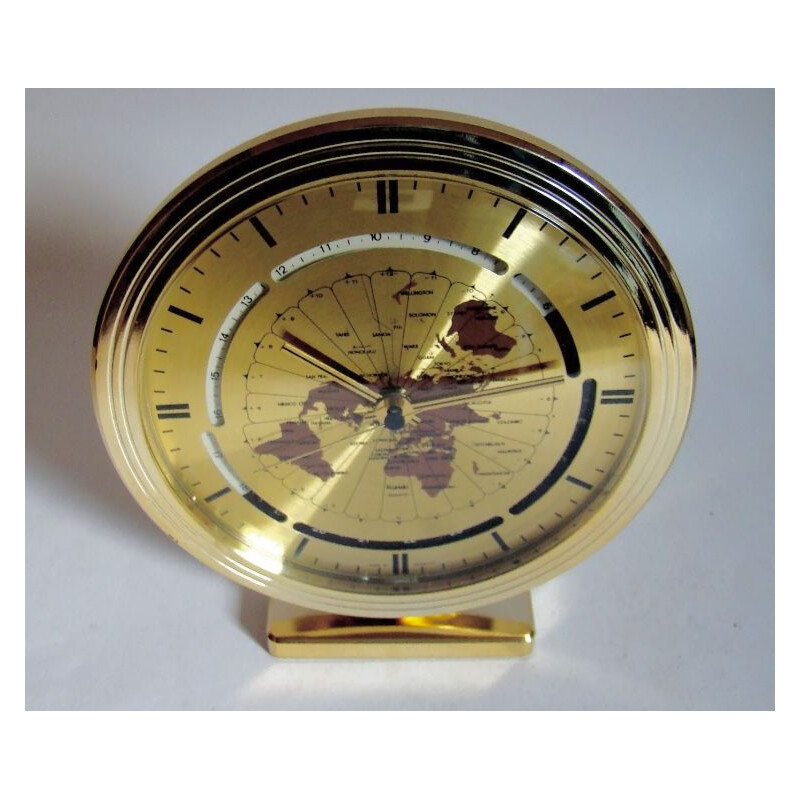 Vintage Kienzle World Timer Kundo clock 1970