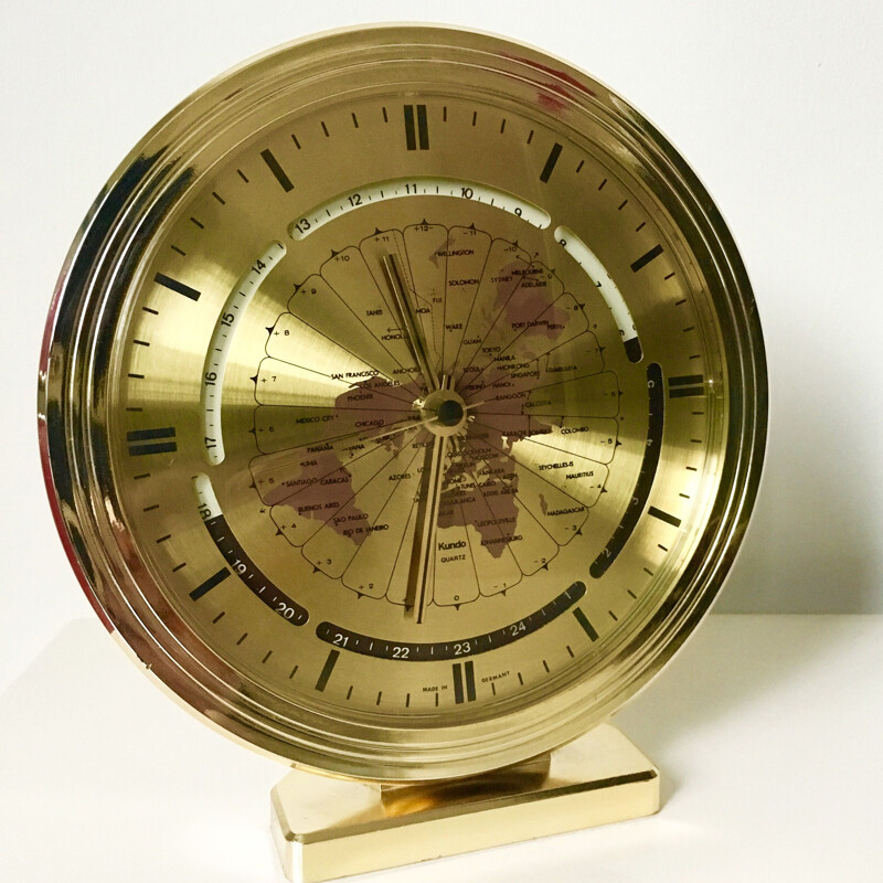 Vintage Kienzle World Timer Kundo clock 1970