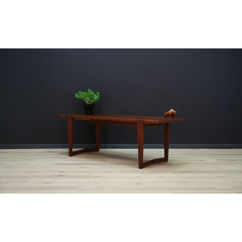 Vintage Danish coffee table in teak