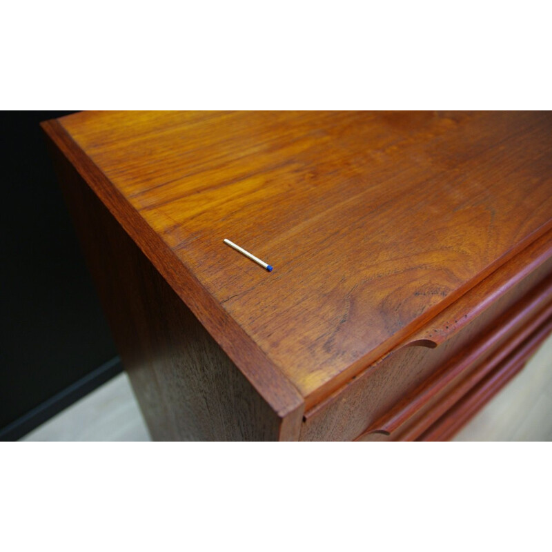 Vintage Danish chest of drawers in teak