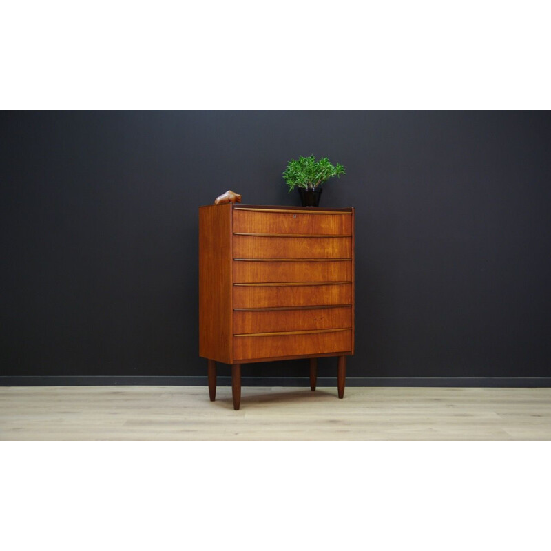 Vintage Danish chest of drawers in teak