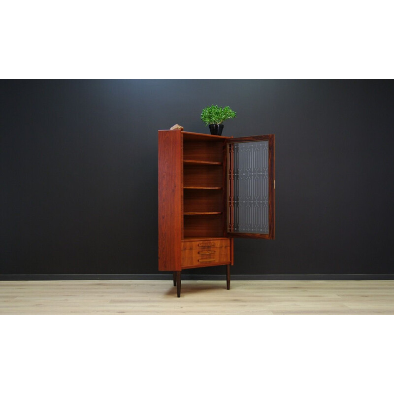 Vintage Danish corner cabinet in teak