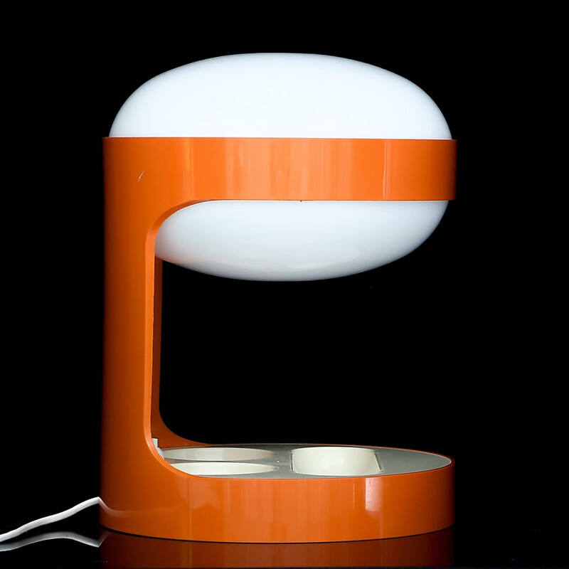 Vintage orange lamp "KD Kartell" by Joe Colombo