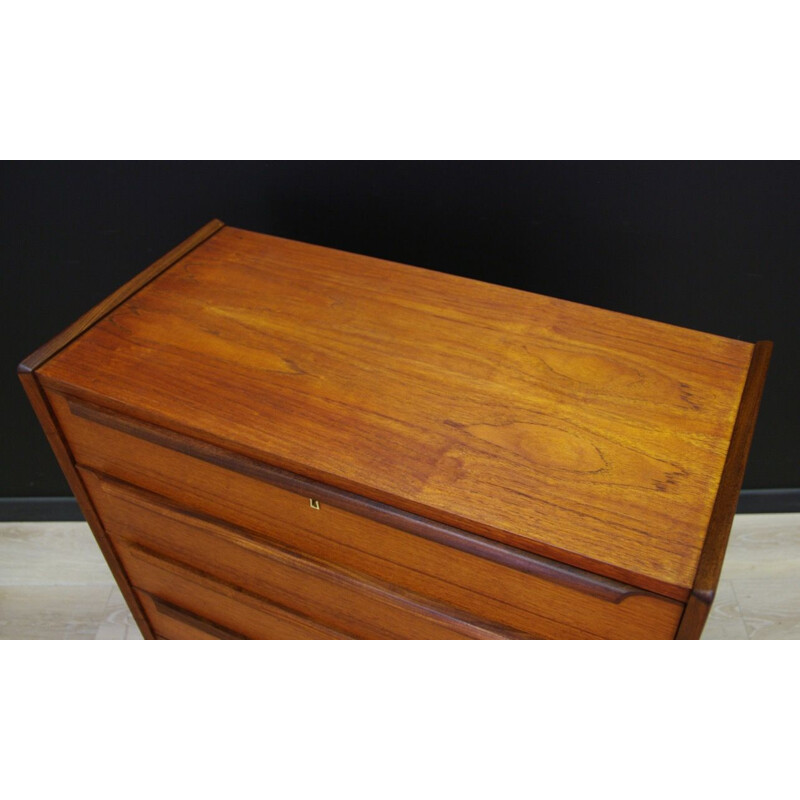 Vintage Scandinavian chest of drawers in teak