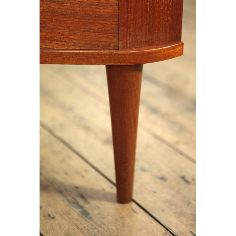 Vintage Danish corner cabinet in teak