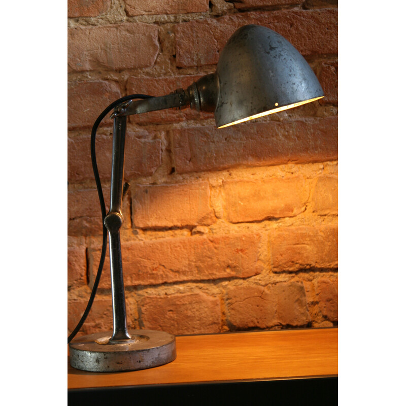Vintage lamp in iron by FIS