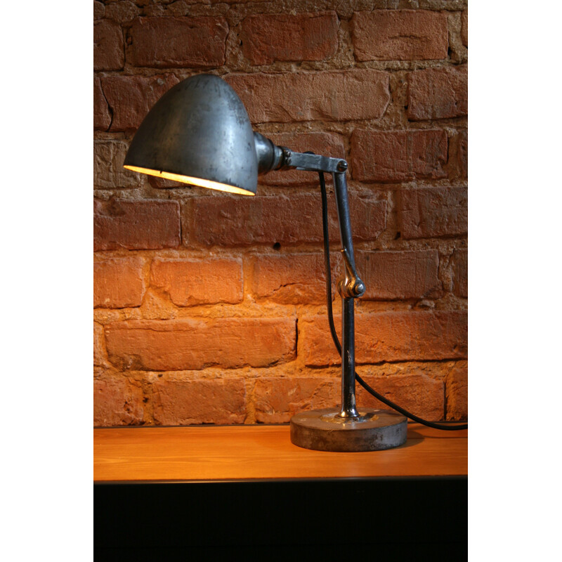 Vintage lamp in iron by FIS