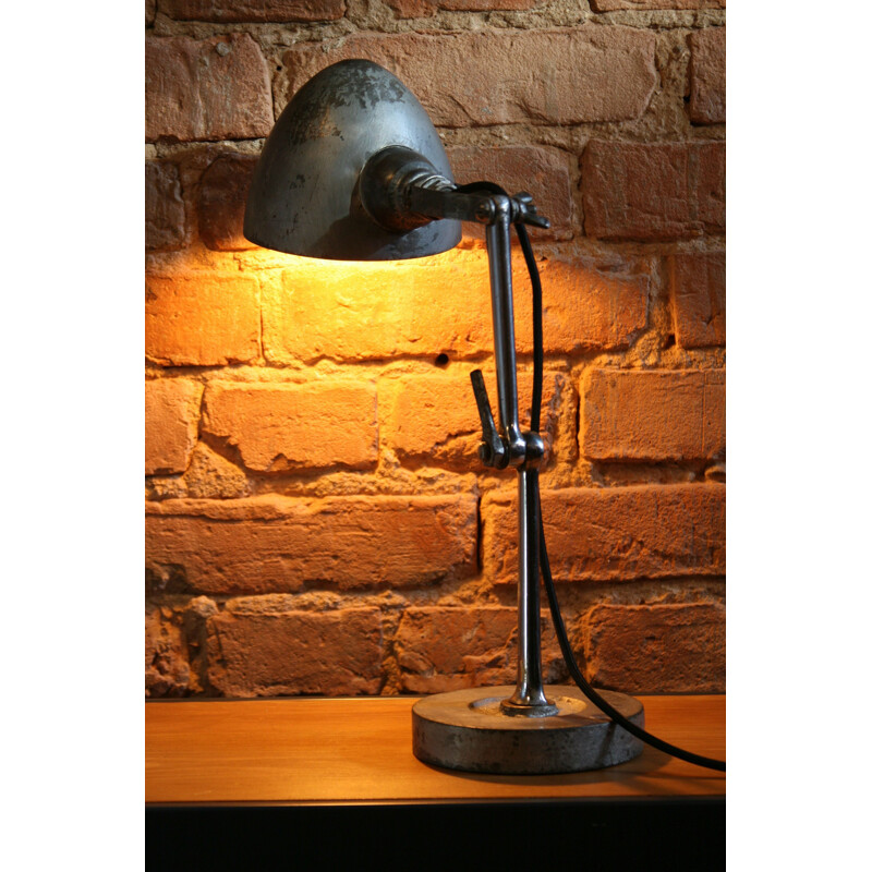 Vintage lamp in iron by FIS