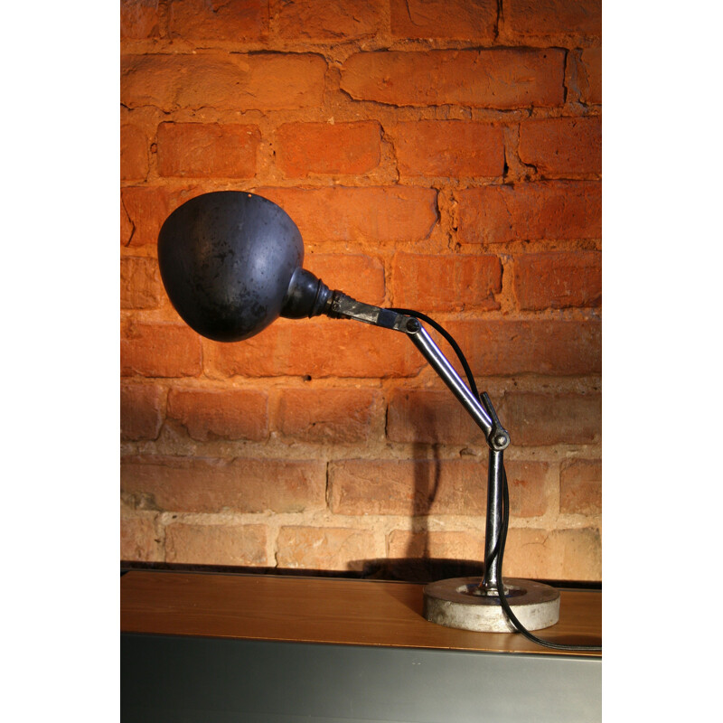 Vintage lamp in iron by FIS