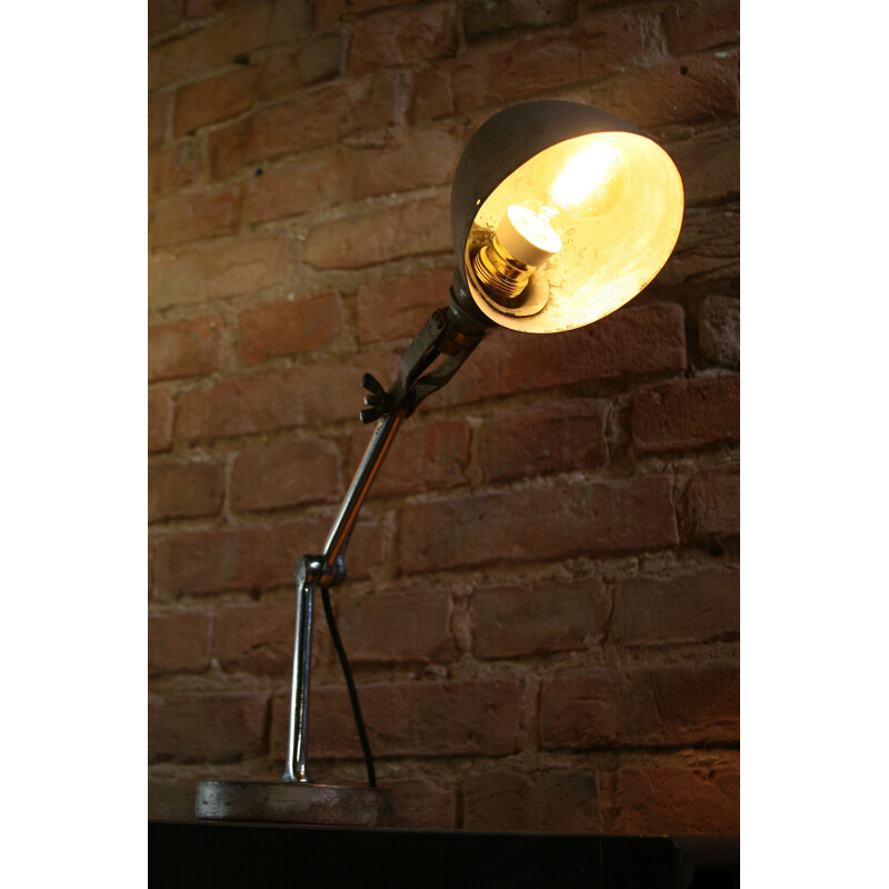 Vintage ijzeren lamp van FIS