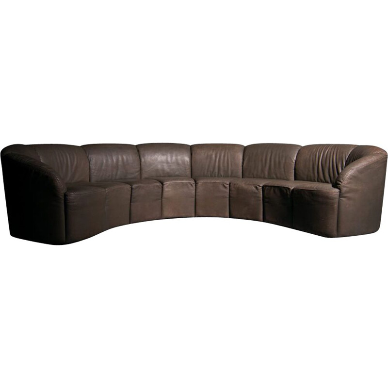 Vintage Piccolino sofa in leather by Walter Knoll