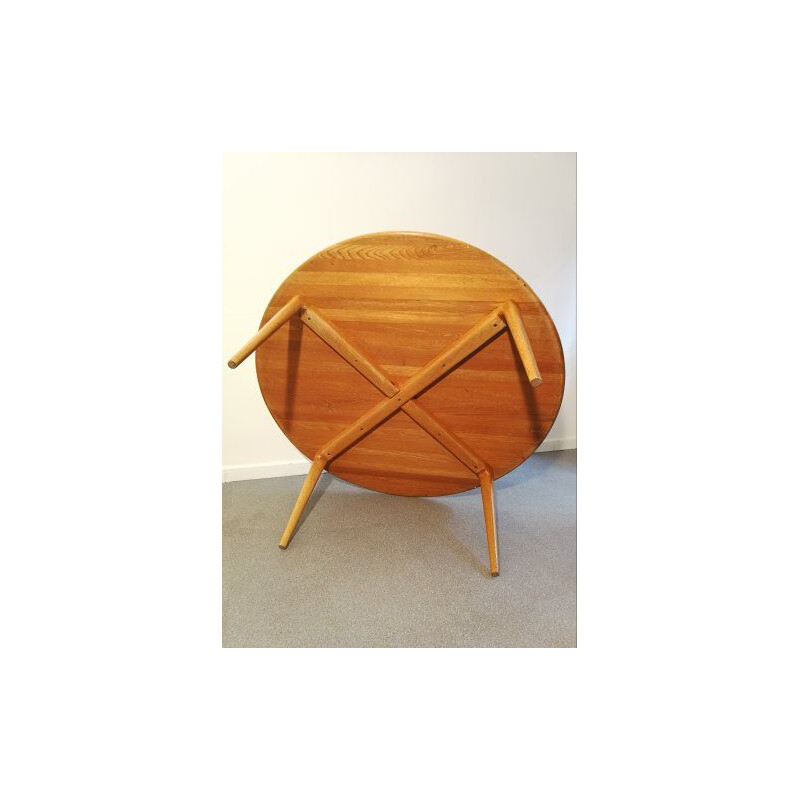 Vintage scandinavian wooden cooffee table 1960
