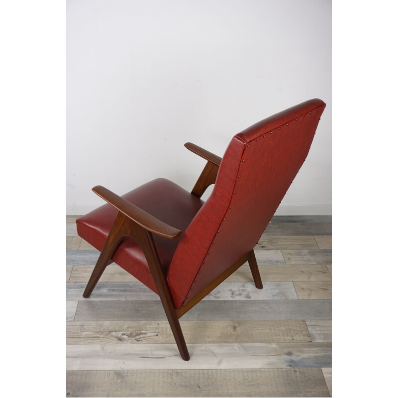 Suite de 2 fauteuils vintage par Louis Van Teeffelen pour Webe