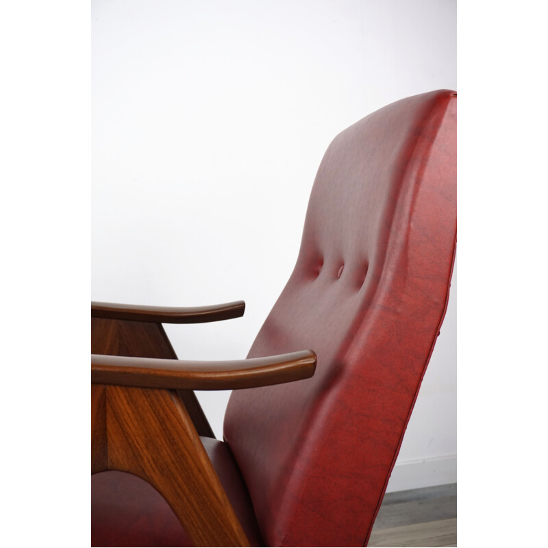 Suite de 2 fauteuils vintage par Louis Van Teeffelen pour Webe