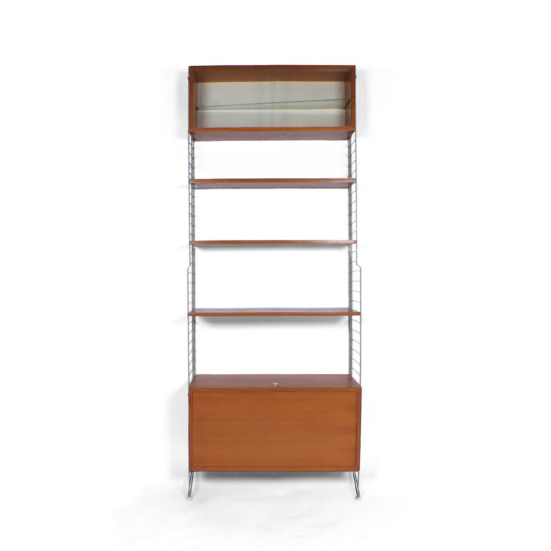 Vintage standing string wall unit by Kajsa and Nisse Strinning