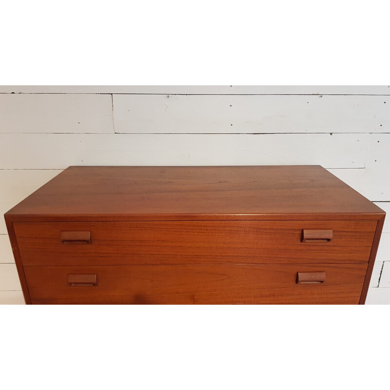 Vintage chest of drawers in teak by Borge Mogensen
