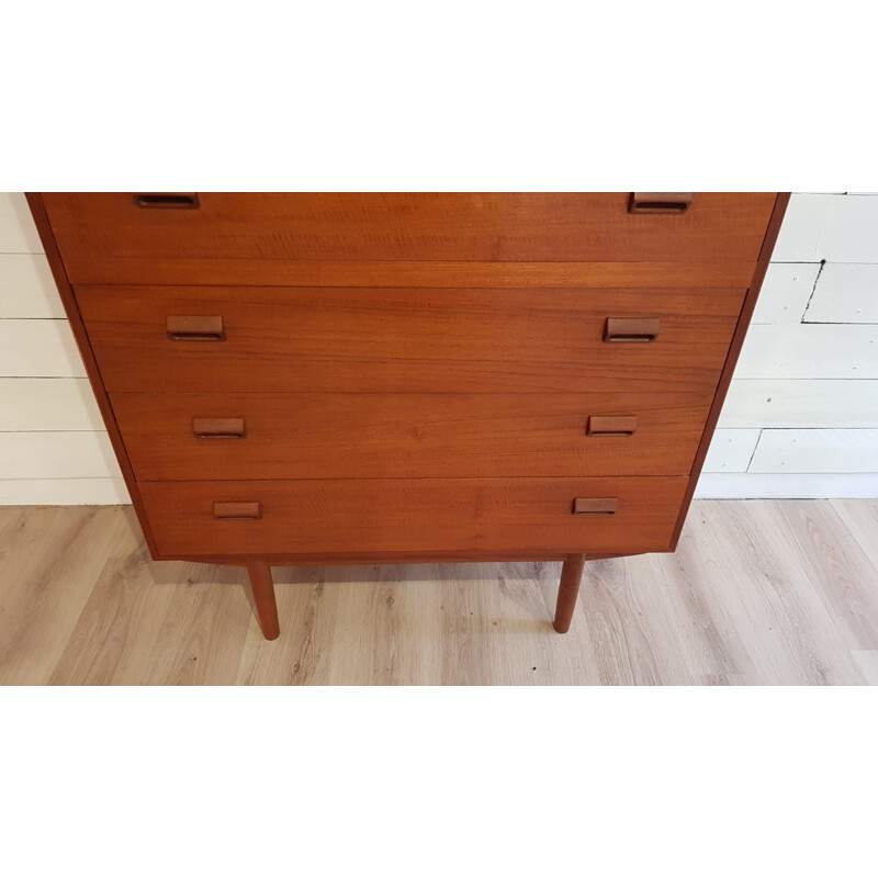 Vintage chest of drawers in teak by Borge Mogensen