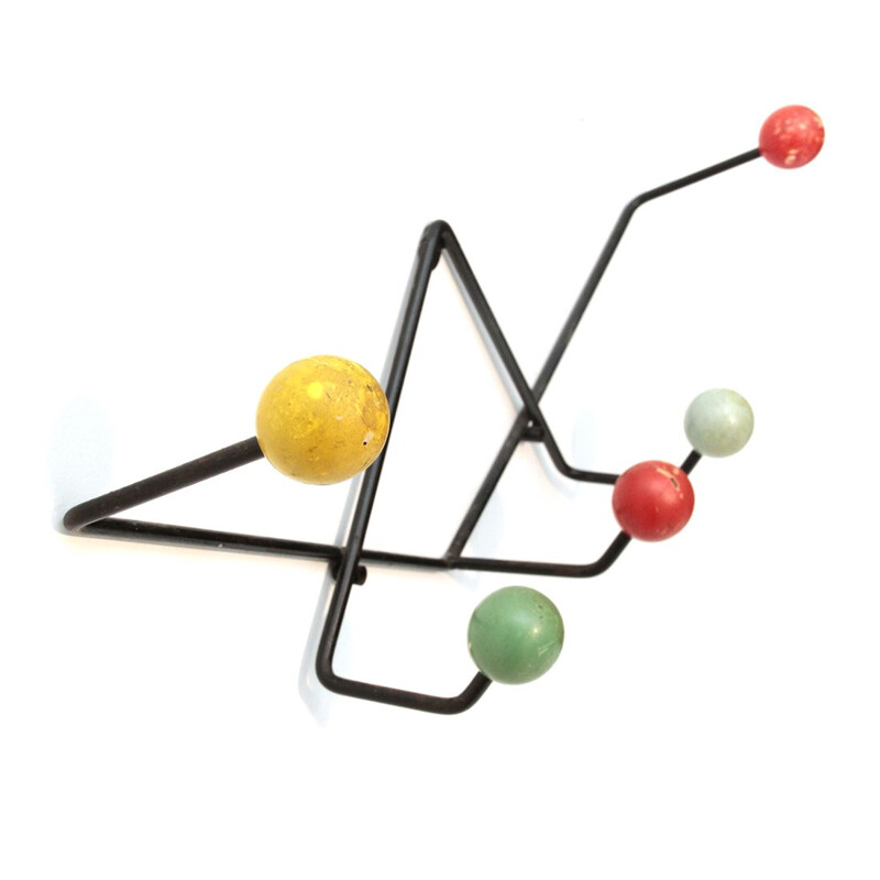 Vintage Italian colored coat rack