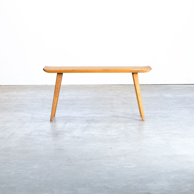 Vintage pine bench by Carl Malmsten for Karl Anderssons