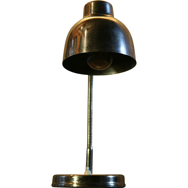 Lámpara vintage polaca en cromo