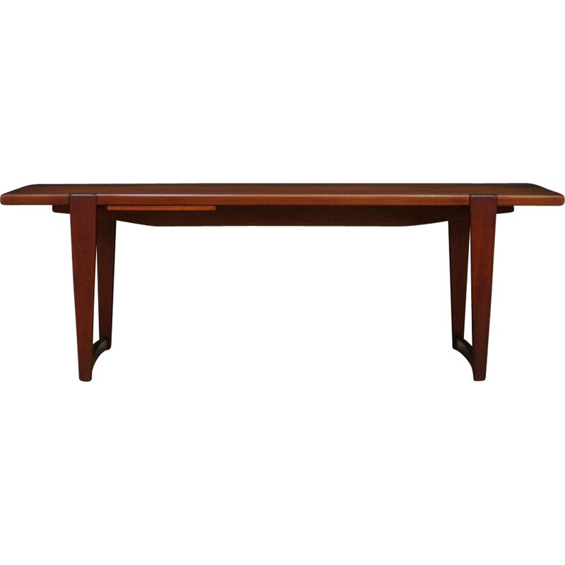 Vintage Danish coffee table in teak