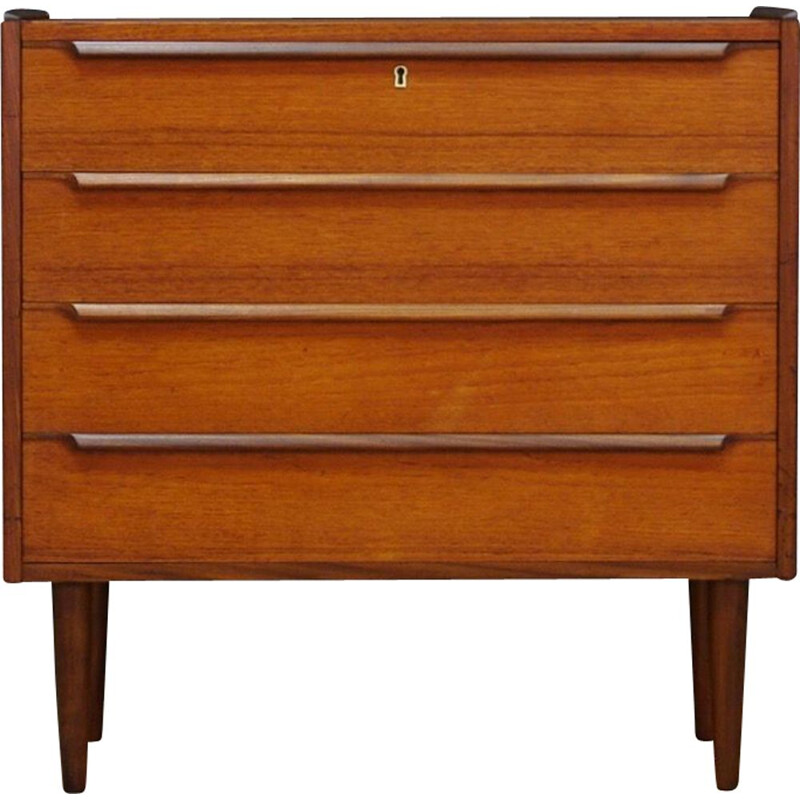 Vintage Scandinavian chest of drawers in teak