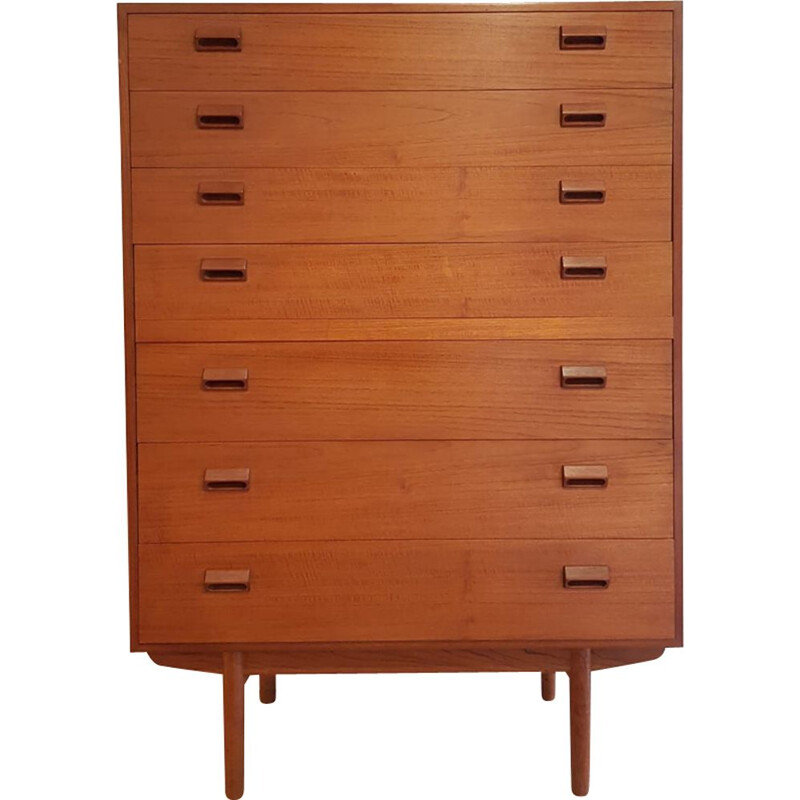 Vintage chest of drawers in teak by Borge Mogensen