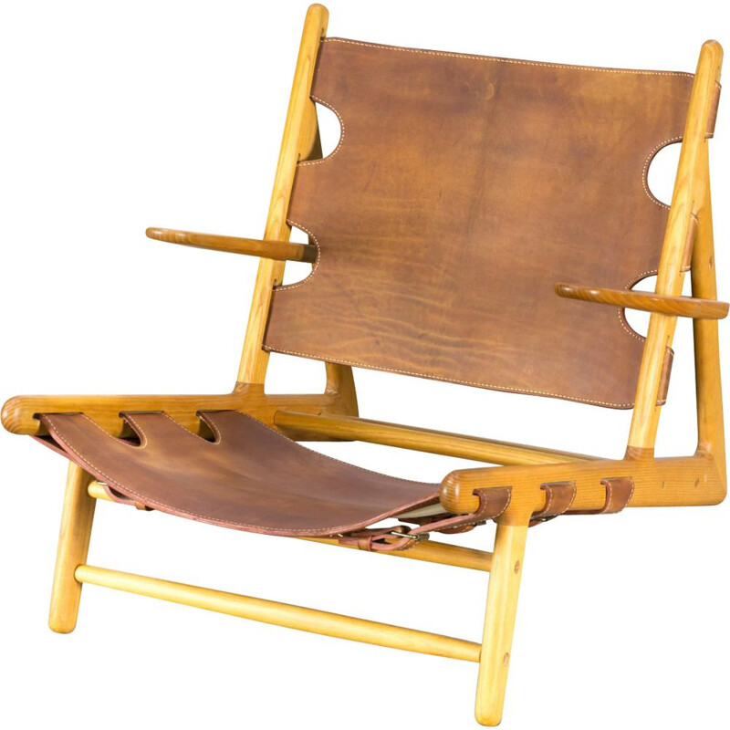 Chaise vintage Hunting modèle 2229 par Mogensen pour Fredericia Stolefabrik