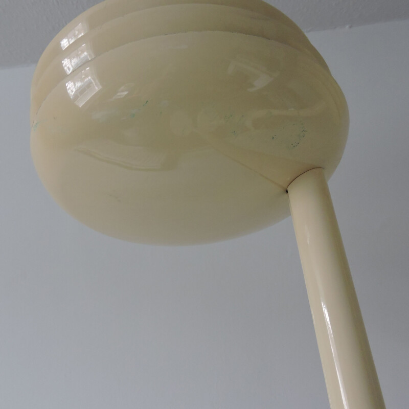 Ensemble de 2 lampadaires vintage pour Relux modèle 1015 RL en métal blanc