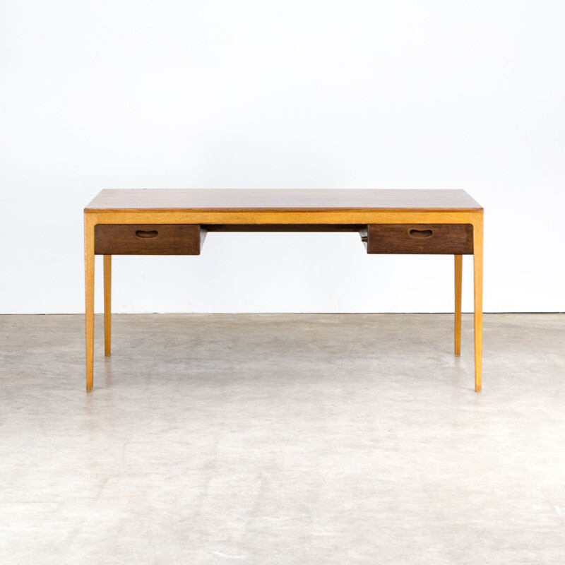 Vintage German desk by Hartmut Lohmeyer for Wilkhahn