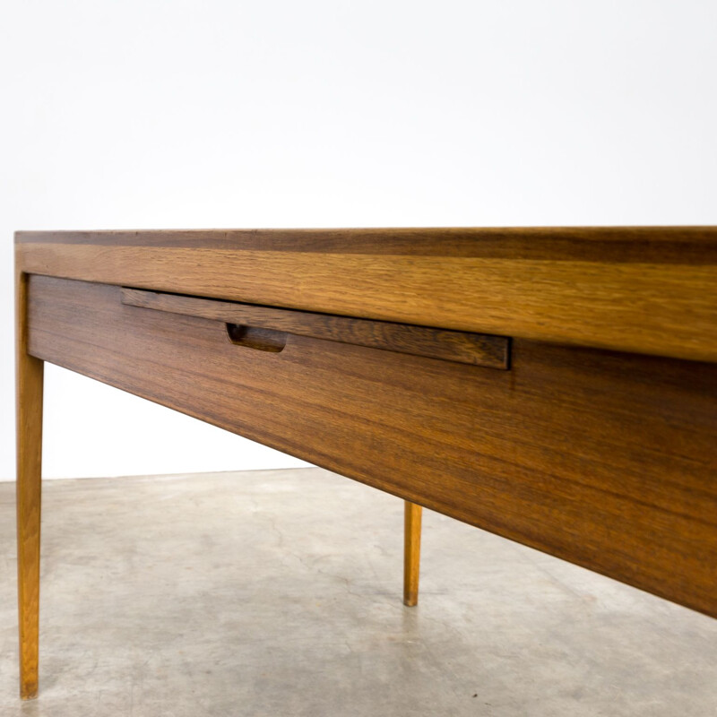 Vintage German desk by Hartmut Lohmeyer for Wilkhahn