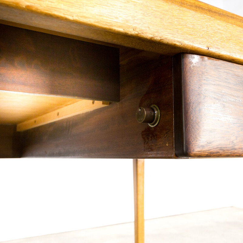 Vintage German desk by Hartmut Lohmeyer for Wilkhahn