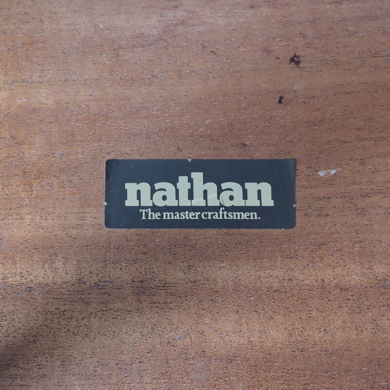 Vintage nesting tables in teak  from Nathan
