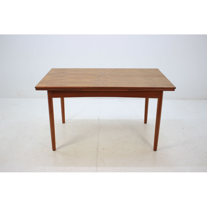 Table vintage extensible danoise en teck