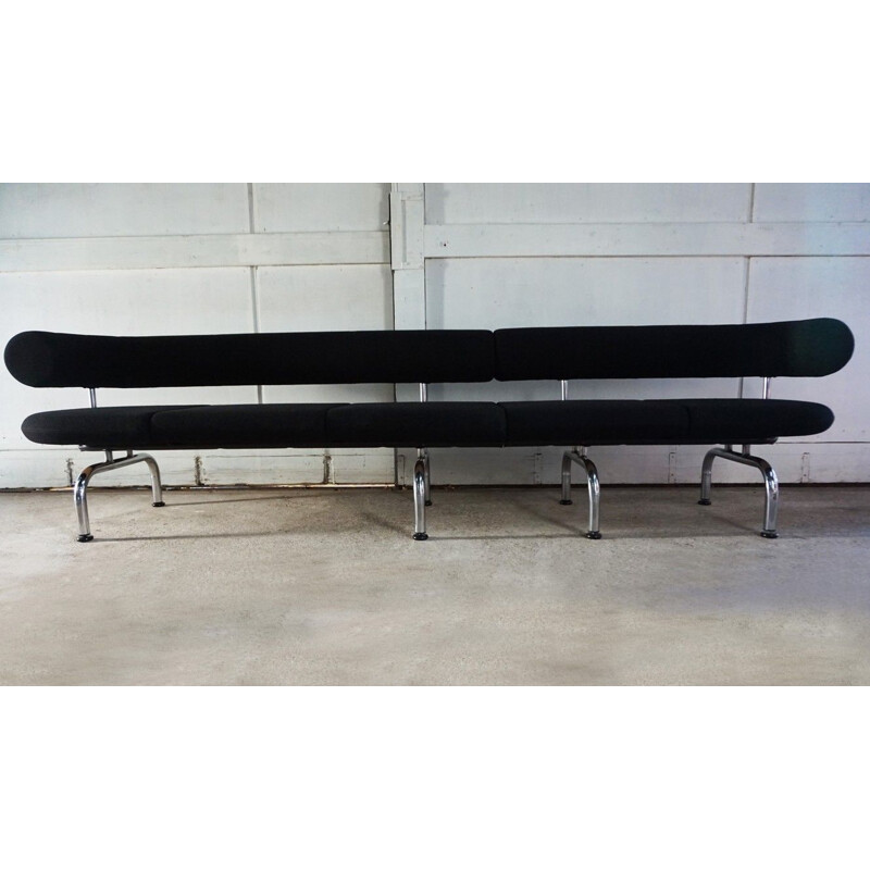 Vintage 2 pieces Cobra Pipeline sofa bench by Erik Jørgensen Møbelfabrik