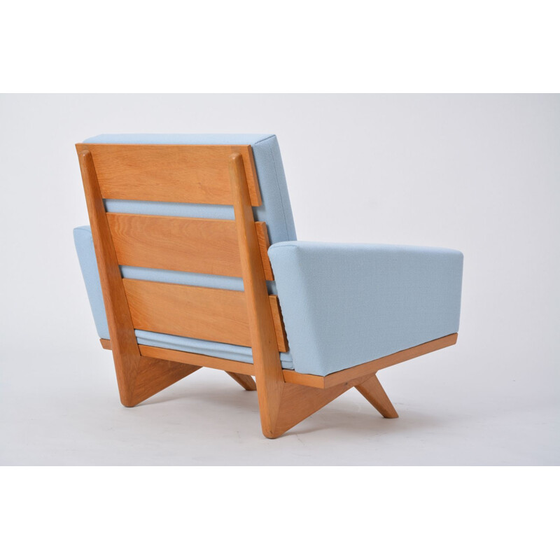 Vintage blue armchair by Georg Thams for As Vejen