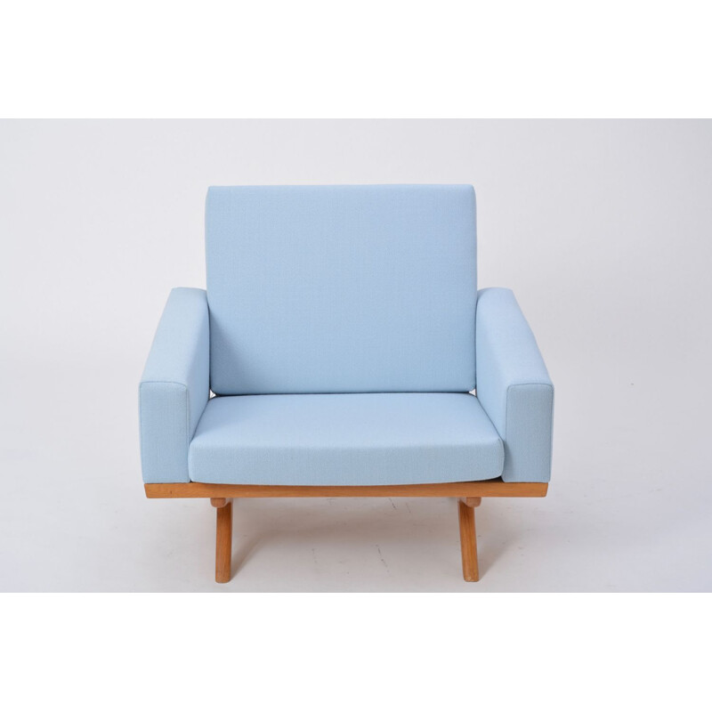 Vintage blue armchair by Georg Thams for As Vejen