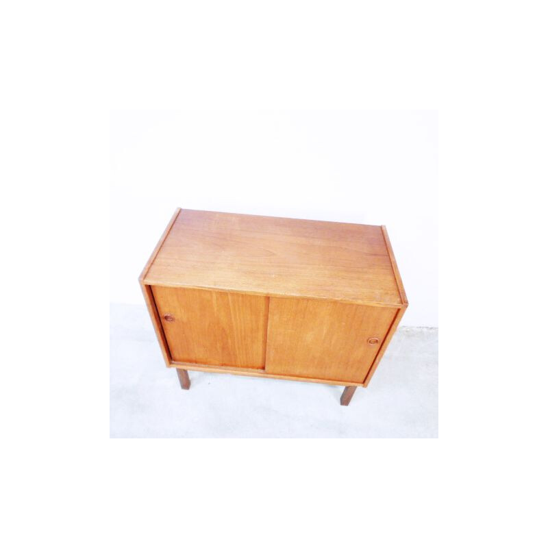 Vintage Swedish blond teak cabinet