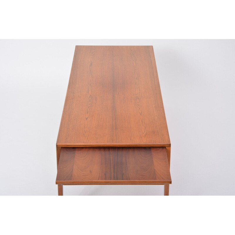 Vintage rosewood table de Johannes Andersen, Dinamarca 1960