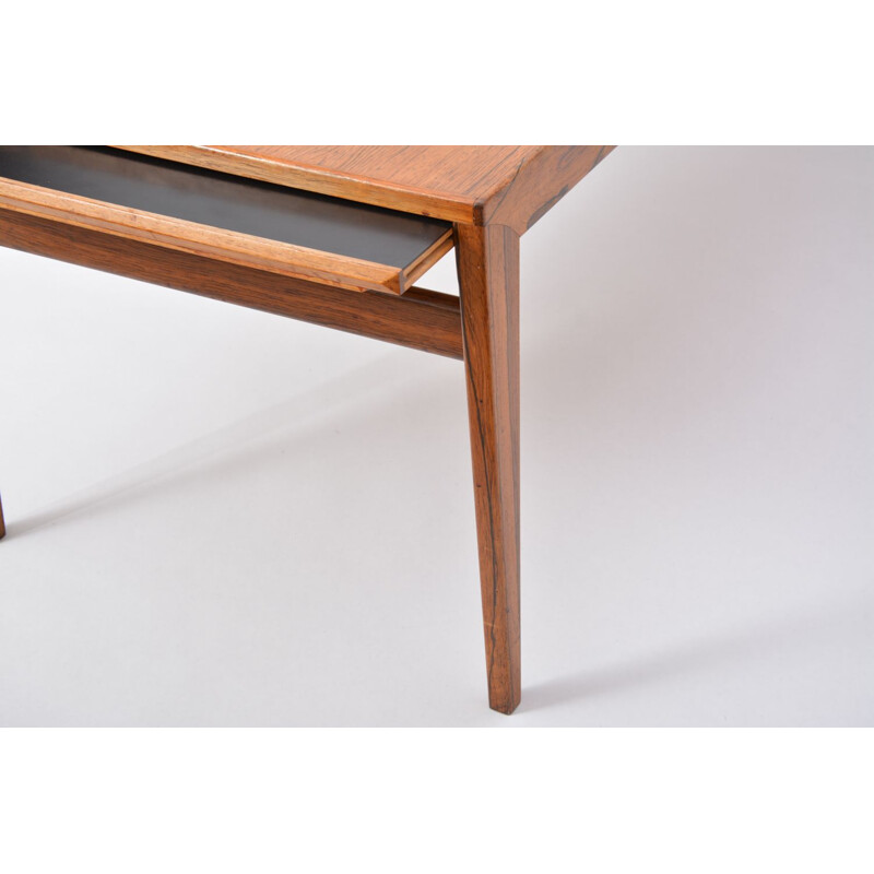 Vintage rosewood table by Johannes Andersen, Denmark 1960