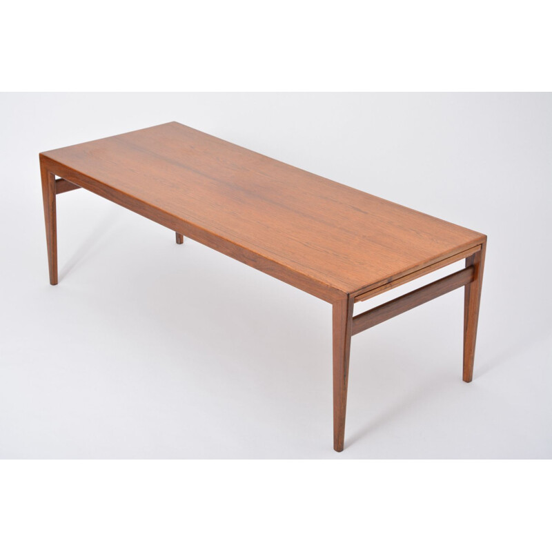 Vintage rosewood table de Johannes Andersen, Dinamarca 1960